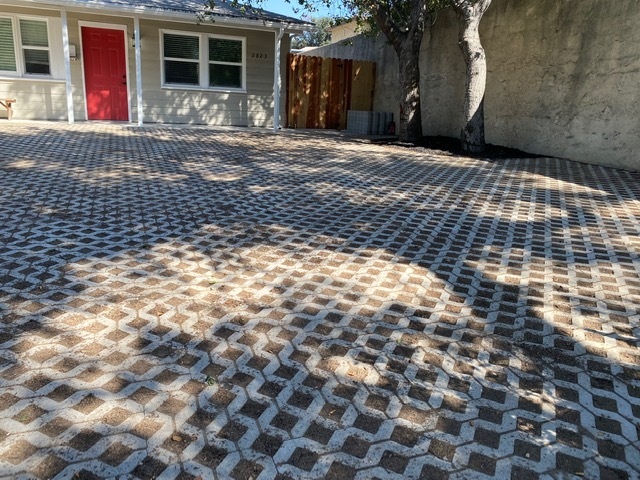 Brand New Paved Front Yard with Parking off street - 2823 Hermosa Ave