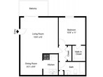 1 Bedroom 1 Bath Large