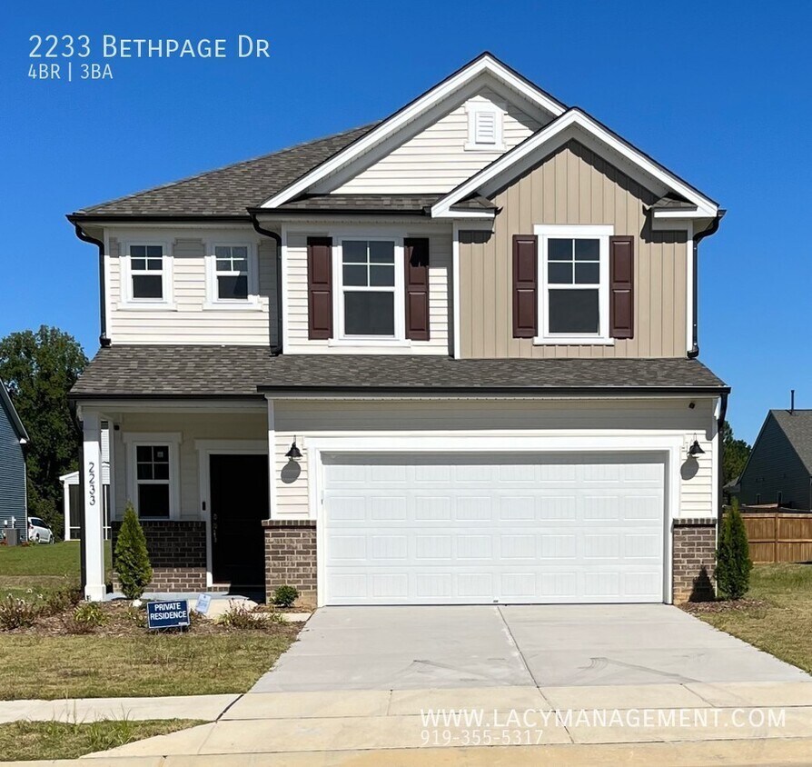 2233 Bethpage Dr, Willow Spring, NC 27526 House for Rent in Willow