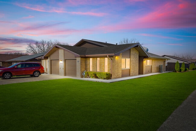 Duplex Exterior Twilight - Parkview Estates