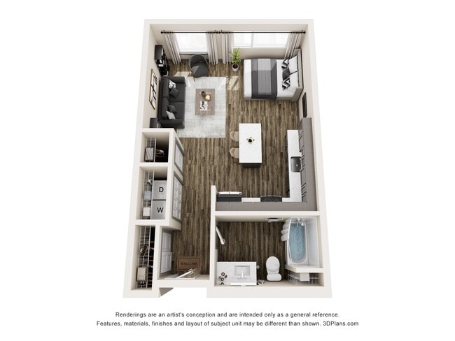 Floorplan - Cedarside Apartments
