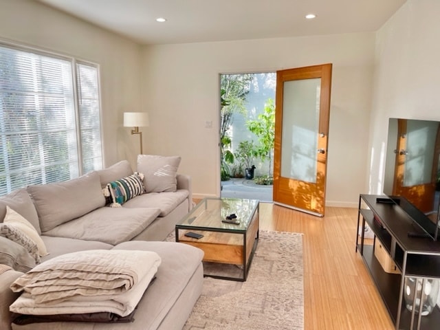 Sample furnished living room - 12114 Ohio Ave