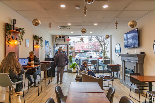Uptown Coffee in Maywood is known for its handcrafted, delicious drinks.