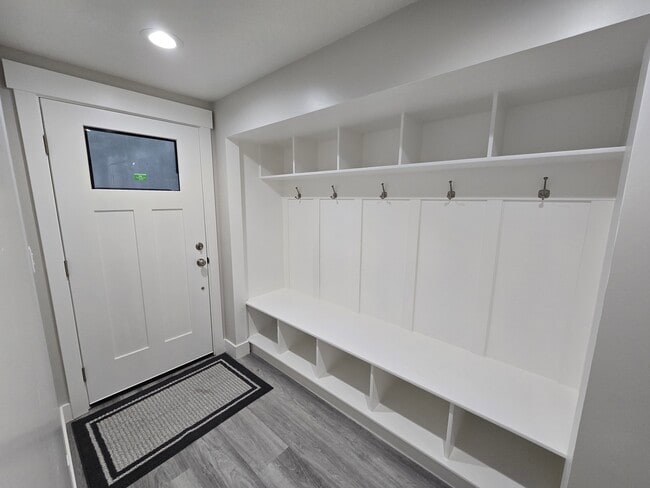 Front entrance with mud locker and storage - 2431 E Weeping Willow Way