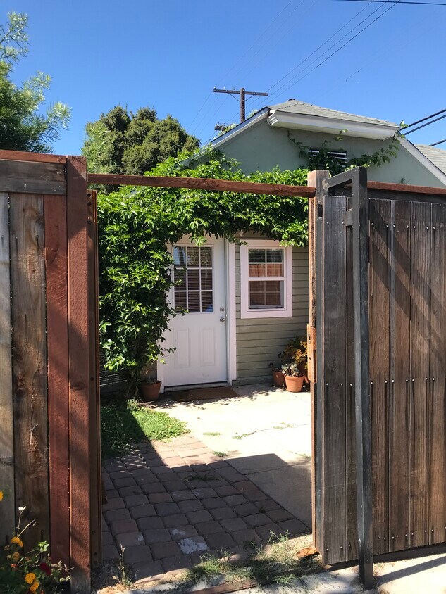 Gate outside of property - 5470 S Victoria Ave