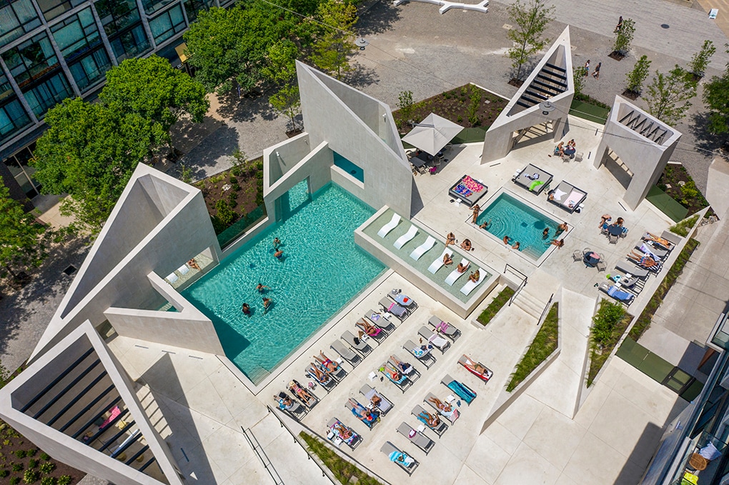 Cove Aerial View - The Piazza