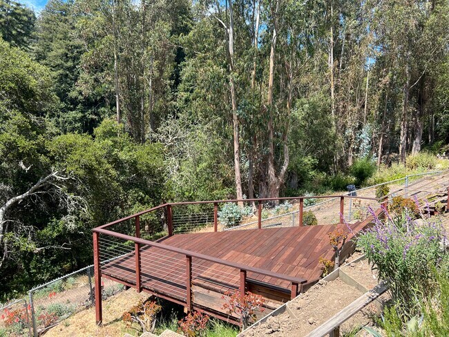 Back yard deck - 185 Chimney Creek Rd