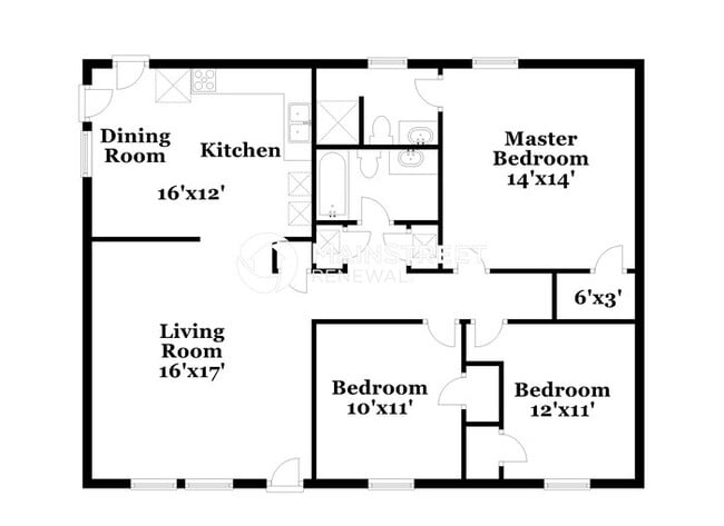 Photo - 3 Bedroom Pet-Friendly Home in Durham, NC with Main Street Renewal