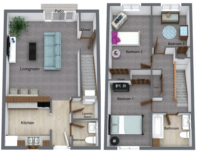Floorplan - Colonial Townhouses