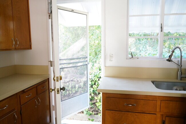 Back door from kitchen - 325 N Baldwin Ave