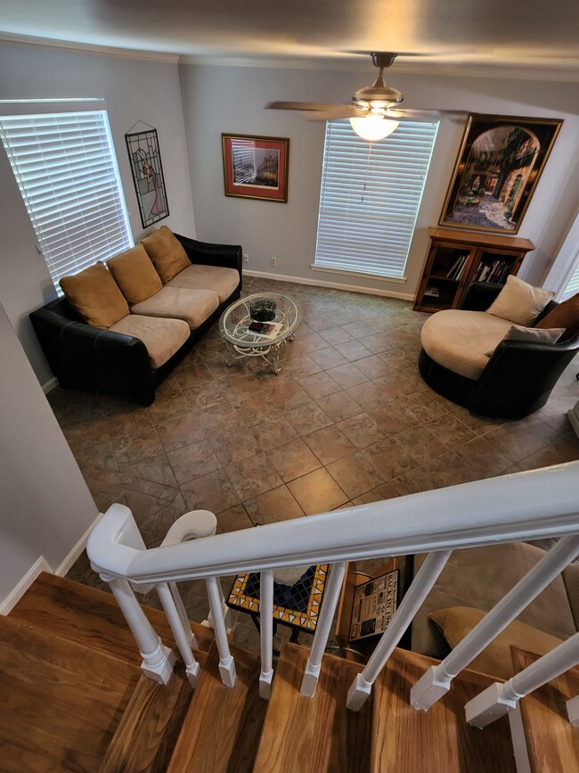 Living room. - 5201 Heatherstone Dr