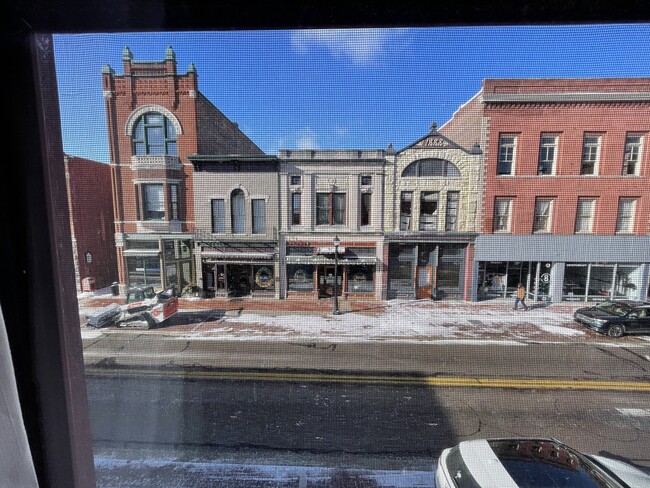 View from living room to Walnut Street - 208 S Walnut St
