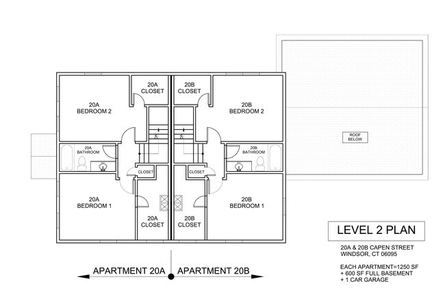2nd Floor Plan - 20 Capen St