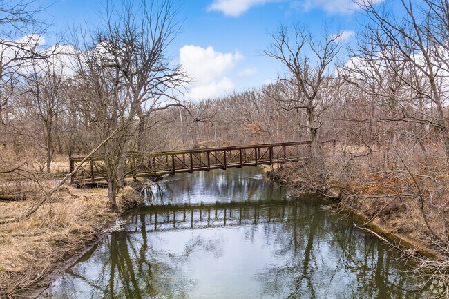 Salt Creek and a bridge.