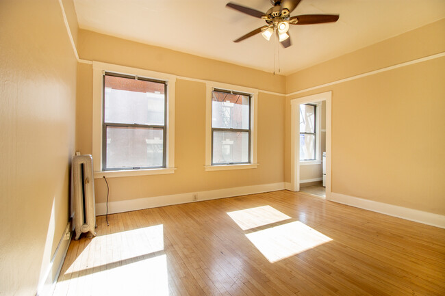 Living Room of 1-Bedroom - Topanga Apartments