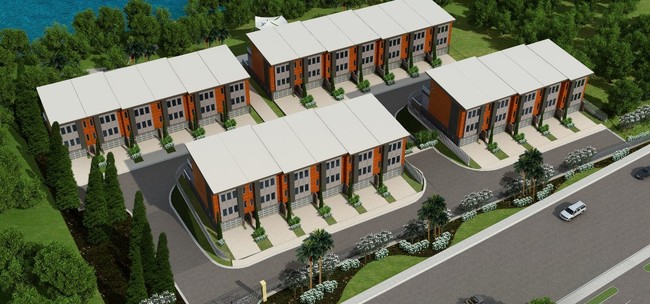 Building Renderings - FLOW Townhomes PhaseI