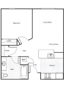 1HAB/1BA - Murphy Lake Apartments