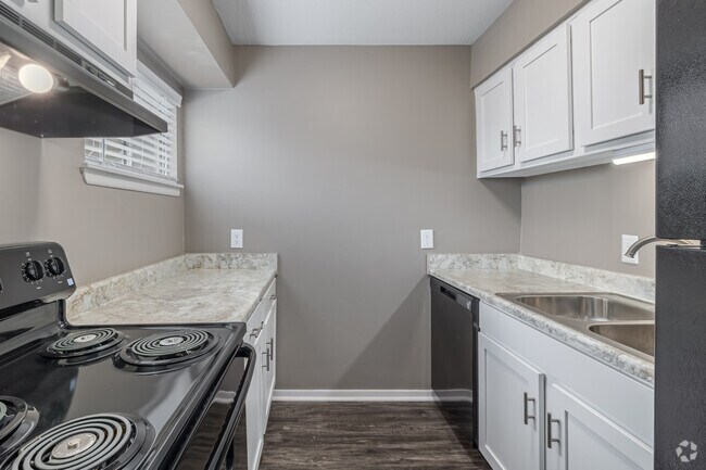 The Riverbend, 2 habitaciones, 1.5 baños - 1100 pies cuadrados - Cocina - Sturbridge