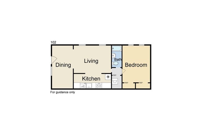 Apartamento de una habitación con un baño y patio - 323 4th St NE