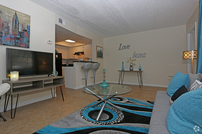 1HAB, 1BA - 600 ft² - Sala de estar - Crescent Lane
