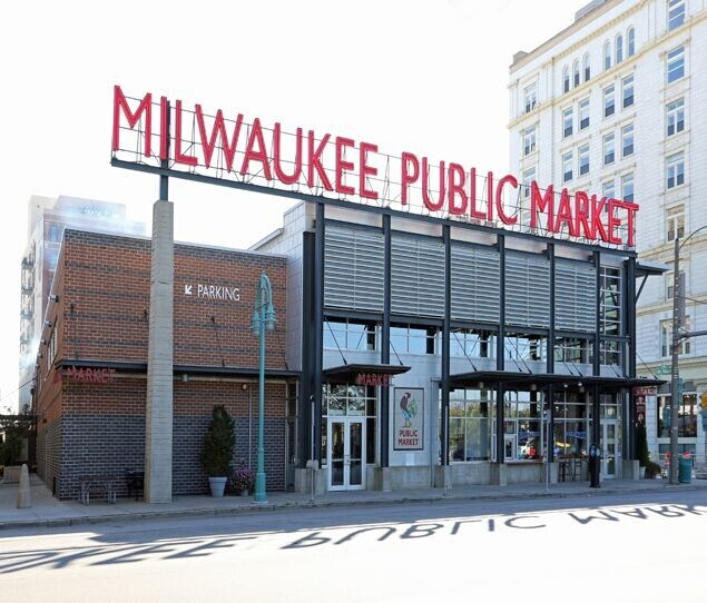 The iconic Milwaukee Public Market provides fresh, local products
