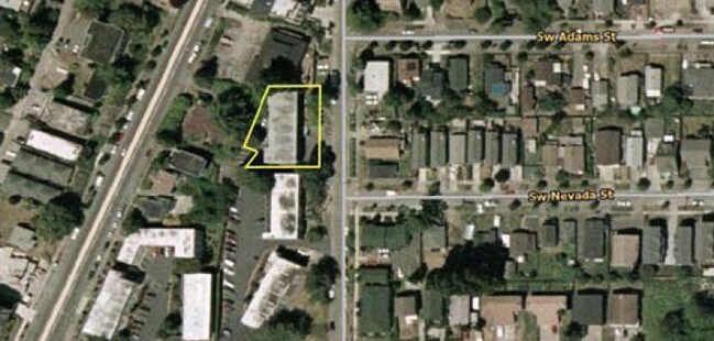 aerial - The Spar Apartments
