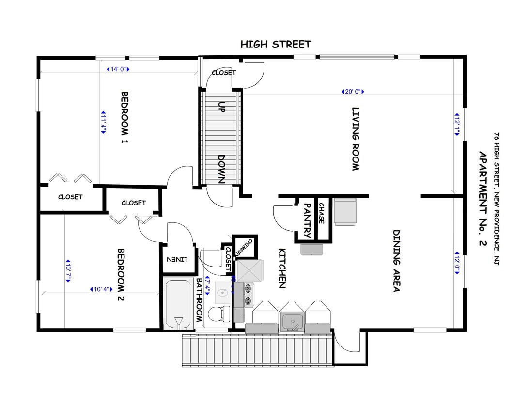 76 High St Unit 2nd Floor, New Providence, NJ 07974 Apartments in New Providence, NJ