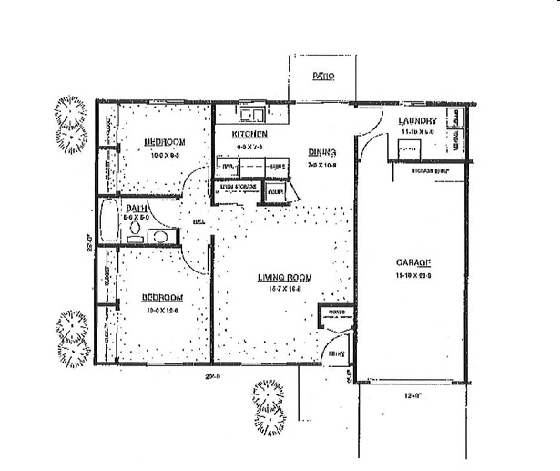 2HAB/1BA - Evergreen Park Apartments