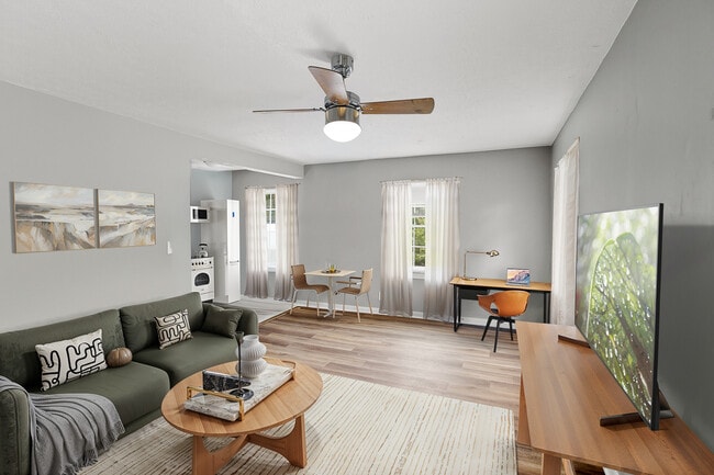 Living Room 2 (virtually staged) - Old Louisville - 1219 S 6th St