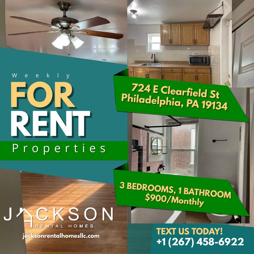 724 E Clearfield St, Philadelphia, PA 19134 House Rental in