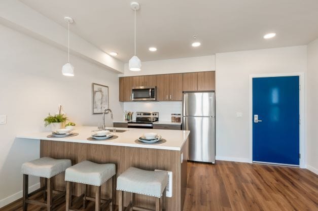 Kitchen Island - Marquee Apartments