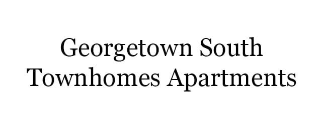 Georgetown South Townhomes Apartments
