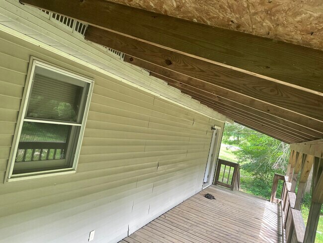 Rear porch - 11369 McFarland Ln