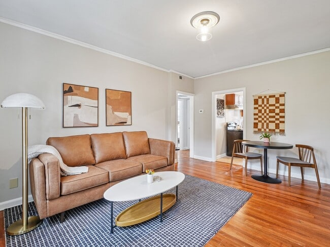 The Kingsley Floor Plan  - Living Area - Cameron Court Apartments