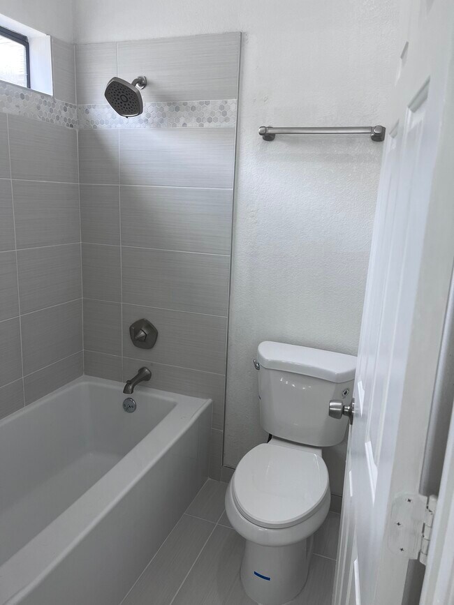 Bathroom with new tub - 2030 W Bloomfield Rd
