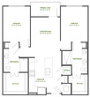 Two Bedroom Two Bath  B3