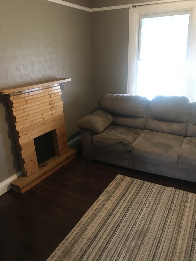 Living room pictured from kitchen door - 704 Avenue G