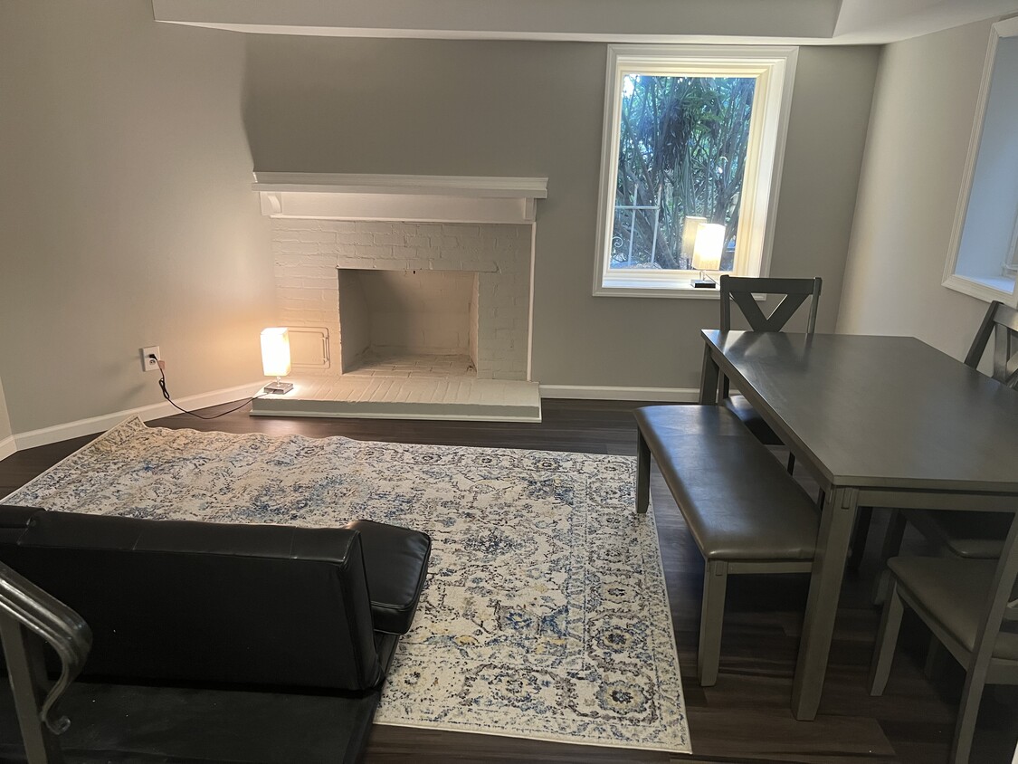 Living room/dining room - 3027 Foxhall Rd NW