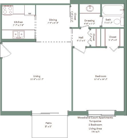 Interior Photo - Woodland Court
