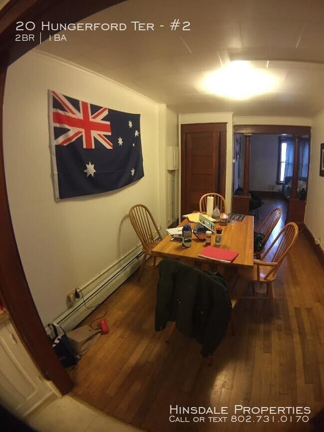 20 Hungerford Terrace Unit 2, Burlington, VT 05401 Room for Rent in