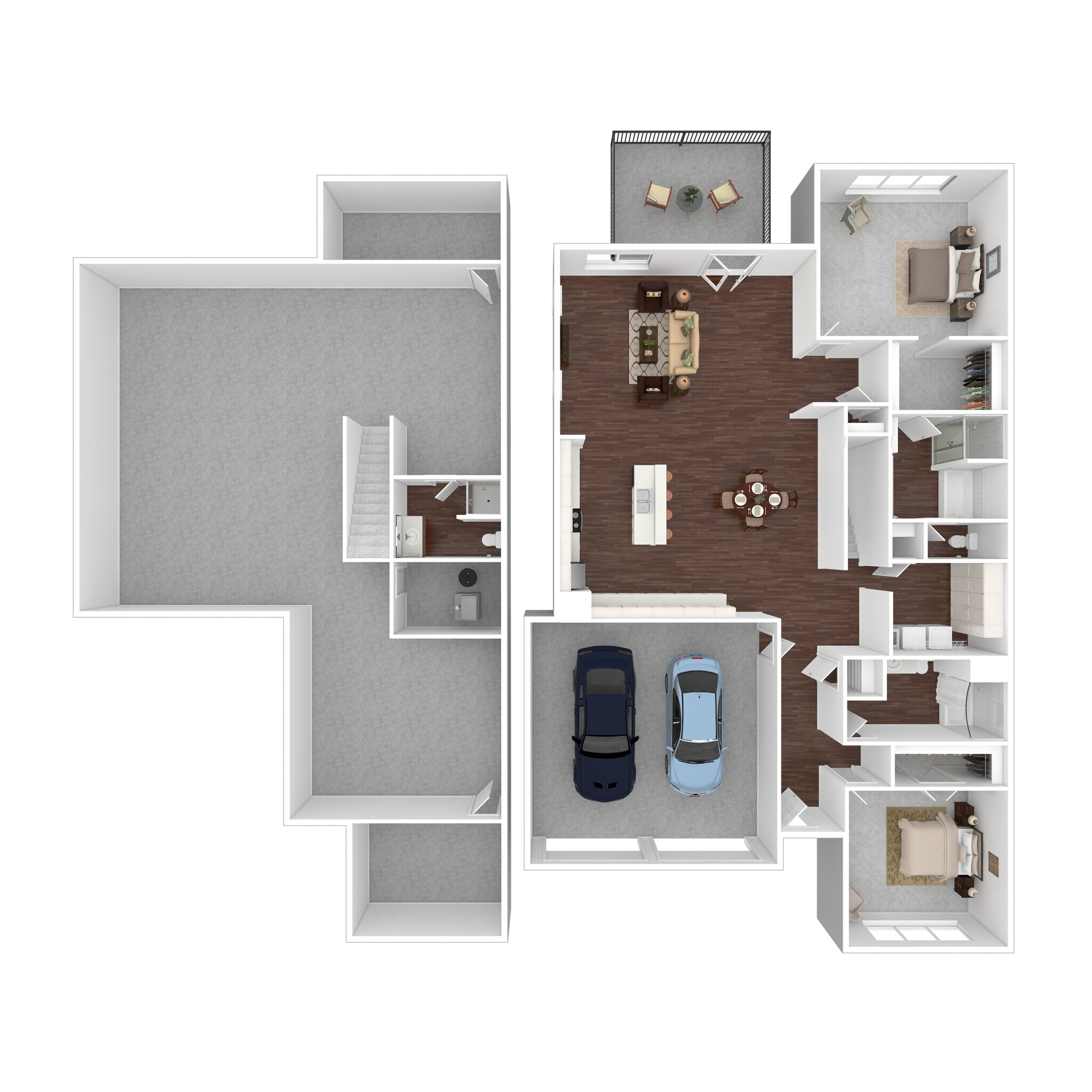 Luxe at Pepper Pike – E - Two Bedroom Ranch