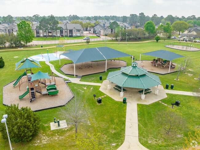 Kids loves to play on the playground at East Commons Nature Park in Bear Creek/Copperfield.