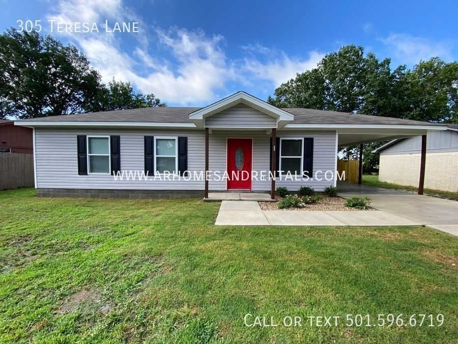 305 Teresa Ln, Lonoke, AR 72086 House Rental in Lonoke, AR