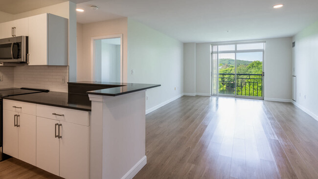 Living Room with Balcony and Hard Surface Flooring - Cronin's Landing