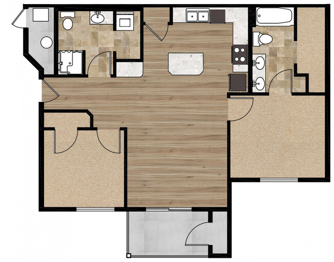 933 square feet - Seasons on Skyline