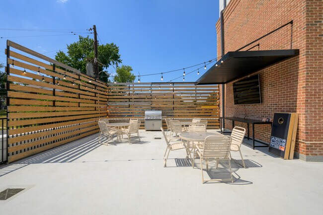 Área de terraza y parrilla - Art Lofts @ Overton
