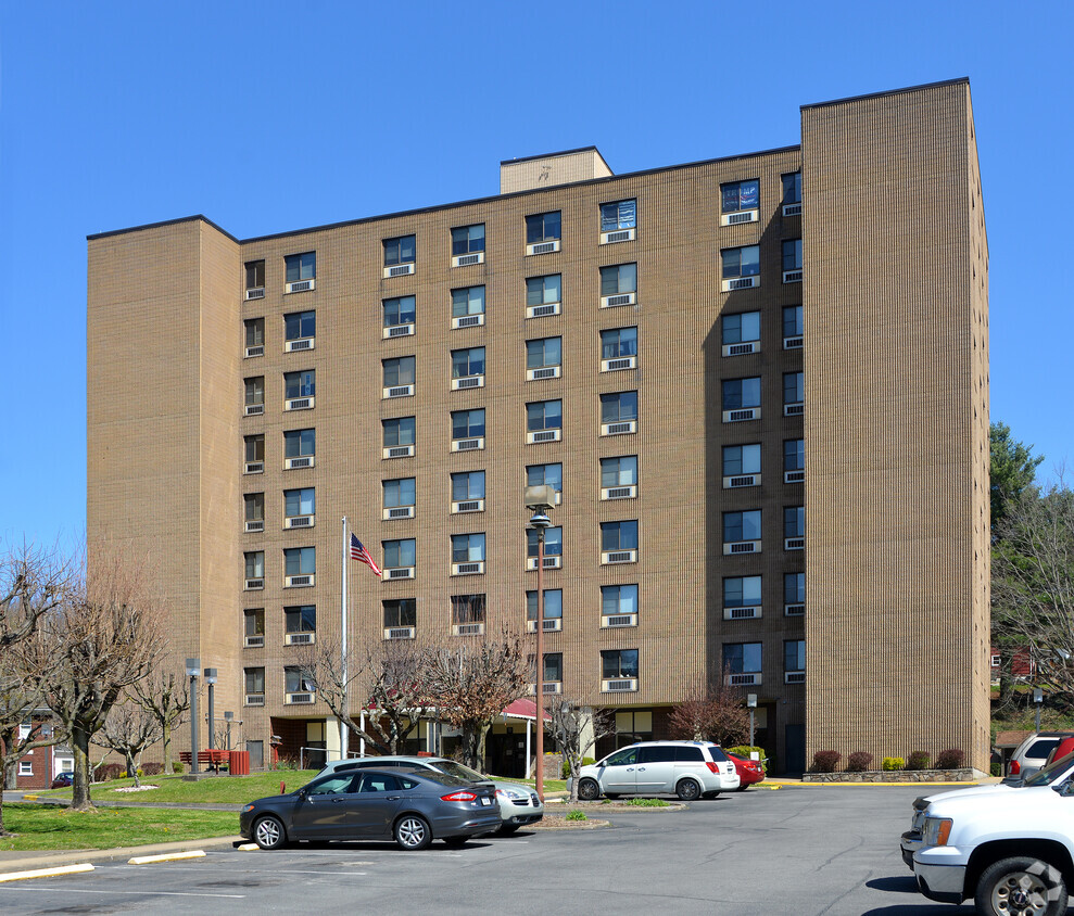 View from the south - Regency Towers