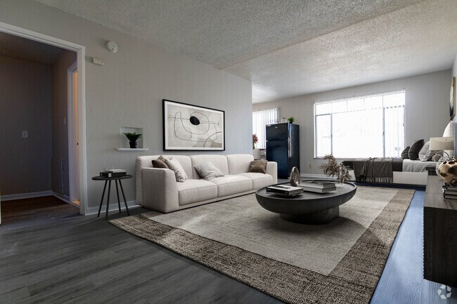 Studio -  Living Area - The Capri Apartments