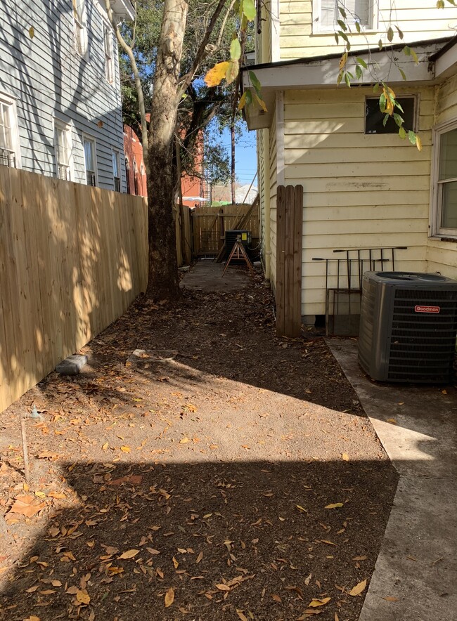 Fenced in backyard - 1403 Price St