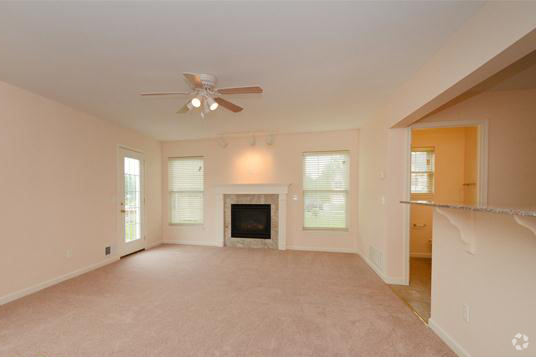 Living Area - Creek Crossing Townhomes